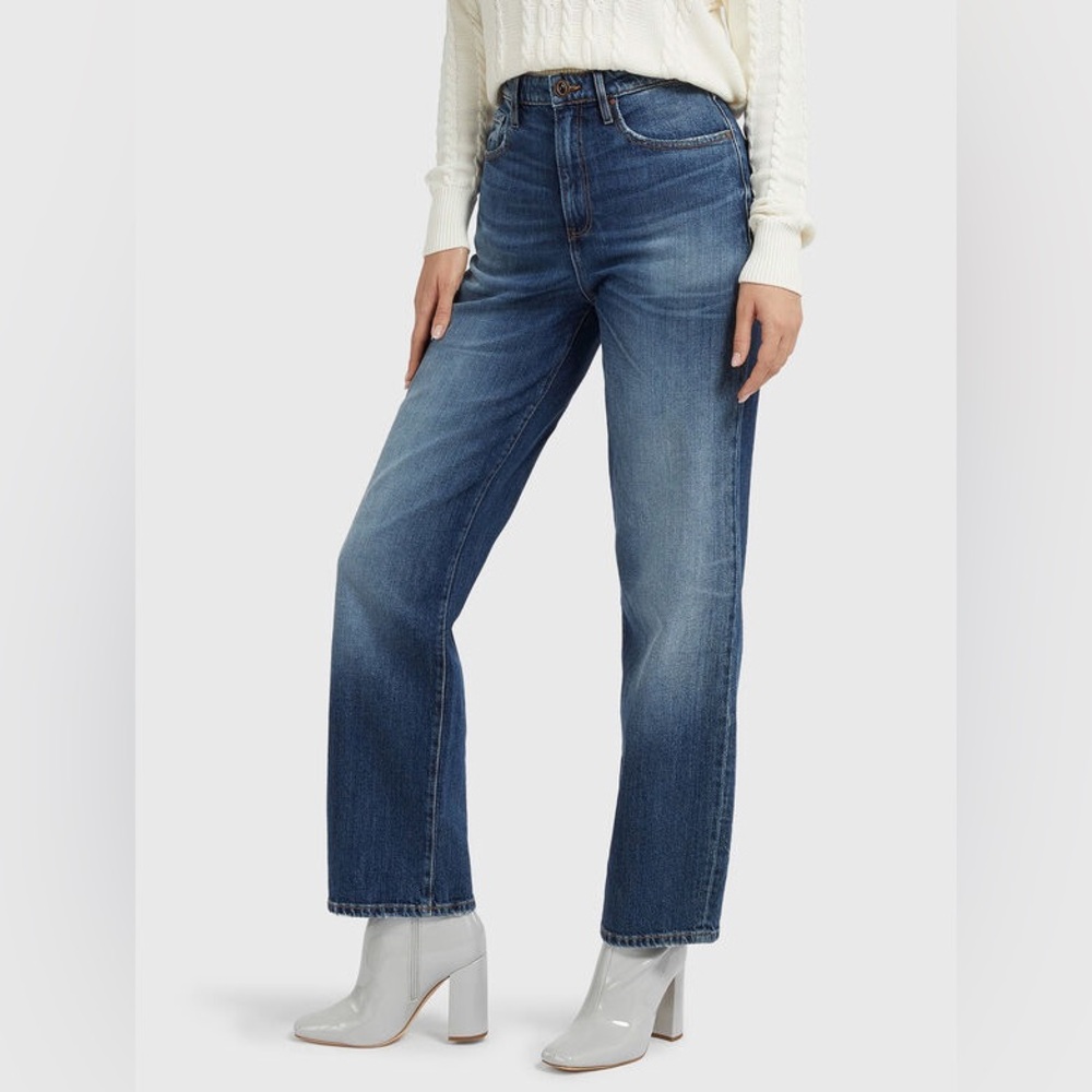 Guess Melrose High-Rise Straight Leg Jeans – Size 30 – Recycled Cotton